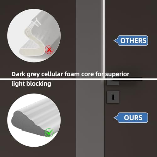3Pcs x196”Wedge Weather Stripping Door Seal Strip for Door Frame,Black - Image 2