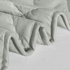 FLXXIE 43x60 Inch Down Alternative Toddler Comforter, Somke Grey - Image 4