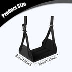 Airplane Footrest to Relax Your Feet Accessories Lightweight Portable Outdoor Leg Rest for Trip Home Air Plane Office for Airplane, Office, Under Desk, Car - Image 6