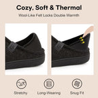 LongBay Mens Slippers with Removable Insole Gifts House Shoes for Indoor - Image 4