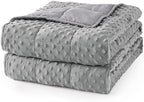 Mr. Sandman Cooling Weighted Blanket for Adults, Queen Size 15 lbs, 60″x80″ by MrSandman
