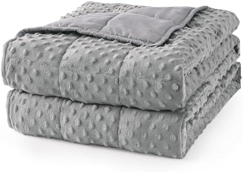 Mr. Sandman Cooling Weighted Blanket for Adults, Queen Size 15 lbs, 60″x80″ by MrSandman