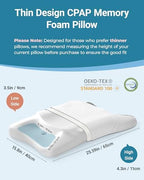 Elviros HSA/FSA CPAP Pillow for Side Sleeper Adjustable Sleep Apnea Pillow - Image 4