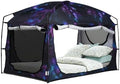 Bed Tent,Portable Privacy Sleeping Bed Canopy,Blackout 90% Drapes for Kids and Adult,Indoor Space Tent with Breathable Large Mesh Windows by porayhut