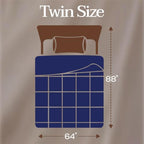 Utopia Bedding Twin Comforter, Duvet Insert, Slate Blue, 64 x 88 Inches - Image 2
