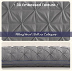 ZonLi Body Pillow for Adults Side Sleeper, Dark Grey - Image 2