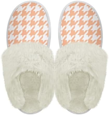 Cotton Slippers With Fluffy Edges House Slippers by PJHEQOXE