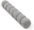 Pat. Pend. Long Bolster Pillow for Adults, 47 Inch, Zinc Gray by Ailuteie
