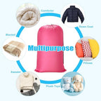 Nuogo 20 Pcs Large Laundry Bags Bulk, 38 x 24 Inch, Black, Blue, Pink - Image 6
