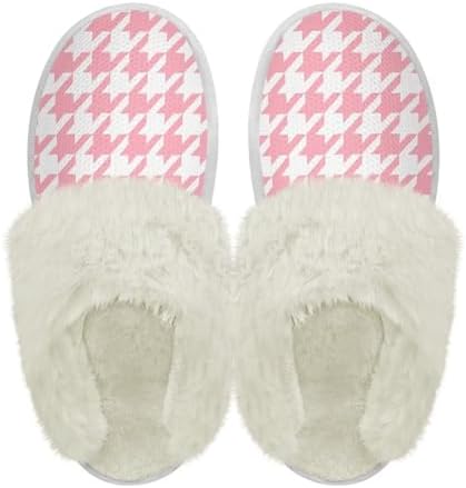 Cotton Slippers With Fluffy Edges House Slippers by PJHEQOXE