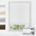 LazBlinds No Drill Cordless Cellular Shades, 42.5" W x 64" H, White by LazBlinds