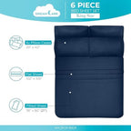 DREAMCARE King Size Sheets Set - 6 pcs Breathable Cooling Sheets King Size - Image 4