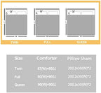HOSIMA Butterfly Comforter Set with 2 Pillow Sham, Blue Floral Comforter - Queen Size for Kids and Women, Golden Vintage Pattern Bedding Set - Image 6