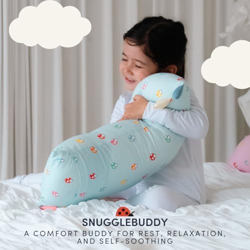 SnuggleBuddy – Self-Soothing Toddler Pillow with Pillowcase | Soft Breathable Viscose from Bamboo Kids Travel Pillow | Eczema-Friendly, Washable Sleep Companion (Ages 2-8) (Small) - Image 2