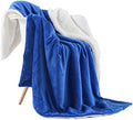 NANPIPER Throw Blanket Sherpa Flannel Blankets Soft Fuzzy Plush Fleece Microfiber for Bed/Couch (60"x80",Princess Blue) by NANPIPER