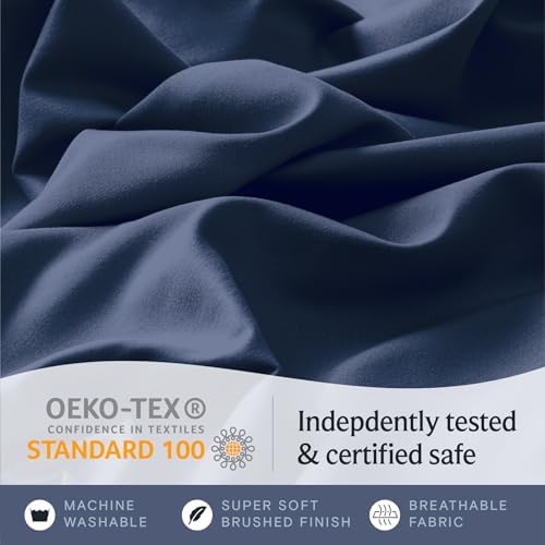 Twin Size Sheets Set, Cooling & Soft Deep Pocket Bed Sheets, 3PC - Image 5