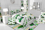 Feelyou Garbage Truck Bedding Set Cartoon Car Comforter Set for Kids Boys - Image 6
