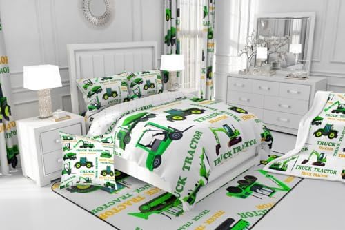 Feelyou Garbage Truck Bedding Set Cartoon Car Comforter Set for Kids Boys - Image 6