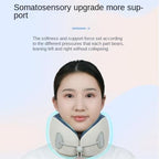QUQUQ Travel Neck Pillow for Sleeping U-Shaped Neck Pillow Portable Nap Support Airplane Comfortable(Green) - Image 3