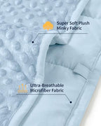 Mr. Sandman Weighted Blanket for Adults, Queen Size 15 lbs, 60 x 80 Inches - Image 4