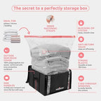 Compactor Vacuum Storage Bag & Semi-Rigid Cube, Closet Organizer, 125L - Image 5