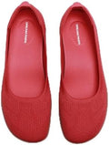 DREAM PAIRS Womens Ballet Wide Toe Arch Support Knit Flats by DREAMPAIRS