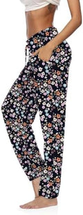 DIBAOLONG Womens Yoga Pants Wide Leg Comfy Drawstring Loose Straight Lounge Running Workout Legging by DIBAOLONG