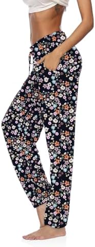 DIBAOLONG Womens Yoga Pants Wide Leg Comfy Drawstring Loose Straight Lounge Running Workout Legging by DIBAOLONG