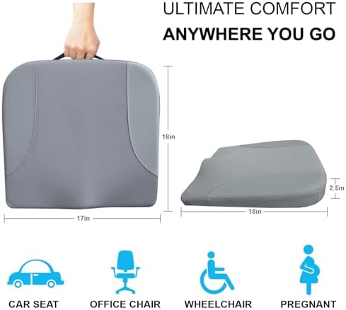 Allaboutsla Car Seat Cushion, Car Seat Cushions for Long Driving - Image 7