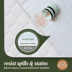Beckham Hotel Collection Mattress Protector — Hotel-Grade Cotton Blend, Silent Waterproof Protection that Preserves Mattress Feel, King - Image 2