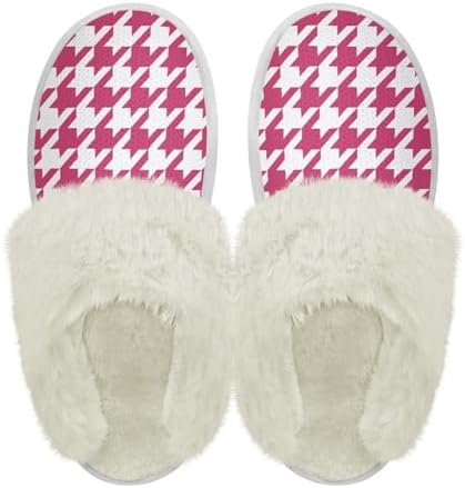 Cotton Slippers With Fluffy Edges House Slippers by PJHEQOXE