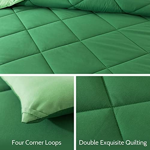 Decroom Lightweight 3 Pieces Comforter Set King Quilted Duvet Insert - Image 4