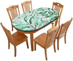 Dining Table Protector Pad, Plaid Pattern Printed on Fitted Oval Tablecloth, for Outdoor Travel Picnics BBQs Beach Parties, Fits for 54" x 76" Oval Tables by tablecovertablecloth