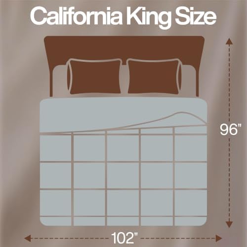 Utopia Bedding Cal King Comforter, Duvet Insert, Light Grey, 96 x 102 in - Image 2