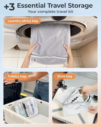 BAGSMART Travel Vacuum Seal Storage Bags Bags for Clothes with Pump - Image 6