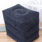Inflatable Foot Rest for Air Travel - Airplane Foot Rest Inflatable Travel Pillow Toddler Airplane Bed Adjustable Height Leg Pillow Inflatable Travel Foot Rest Pillow - Image 5