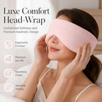 3D Blackout Sleep Mask with Ear Covers for Travel and Naps (Yellow) - Image 2