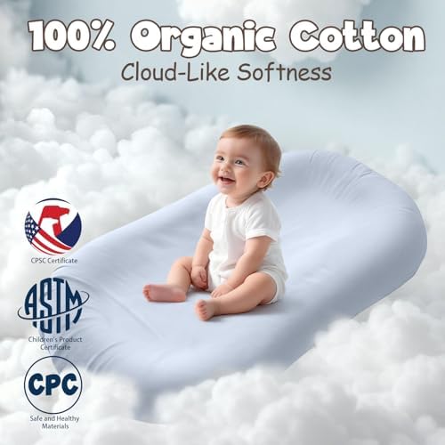 Infant Support Cushion 0-24 Months, Extra Large Baby Lounger - Image 3