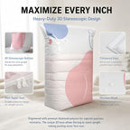 No Pump Vacuum Storage Bags, Thickened Stereoscopic Press & Seal Space Saver Compression Bag for Clothes/Bedding (X-Large) - Image 4