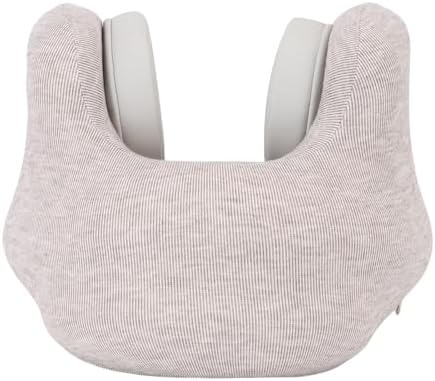 Travel Neck Pillow with Noise Reduction Ear Muffs, U Shape Airplane Pillow with Noise Cancelling Earmuffs, Neck Support Plane Pillow for Office High Speed Train Sleeping - Image 6