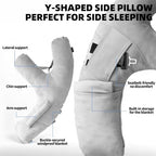 Car Y-Shaped Pillow with Blanket for Tesla Model Y/3/X/S Accessories - Image 5