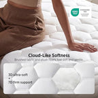 Bedsure Cal King Mattress Pad, Mattress Topper with 8-21 Inches Deep Pocket - Image 4