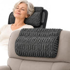 Neck Pillow for Recliner Chair, Helps Ease Neck Pain & Work Fatigue（Gray） by Unknown