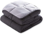 Linenspa All-Season Down Alternative Comforter, Black/Graphite, Queen - Image 2