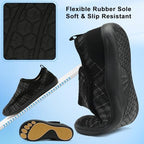 Scurtain Mens House Slippers Comfortable Wide Diabetic Orthopedic Shoes - Image 5