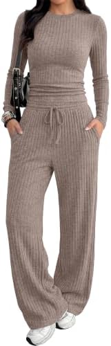 RUMIA Lounge Sets for Women Fall Outfits Sweater Cozy 2 Piece(S-2XL) - Image 3