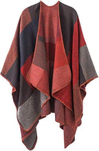 Lacavocor Women's Shawl Wrap Poncho Cape Cardigan Open Front by Lacavocor