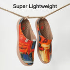 UIN Slipper Woman Travel Art Painted Shoes Wide Toe Casual Home Slip On Mules Malaga - Image 5