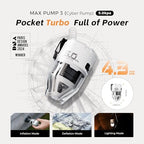 FLEXTAILGEAR Max Pump 3 Air Pump for Inflatables, 5Kpa Portable Air Pump, 500L/min Air Mattress Pump with Camping Light, Electric Pump for Inflatable Pillows Swim Rings Air Mattresses Air Bed Boats - Image 4