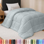 Utopia Bedding Twin Comforter, Duvet Insert, Light Grey, 64 x 88 Inches by UTOPIABEDDING